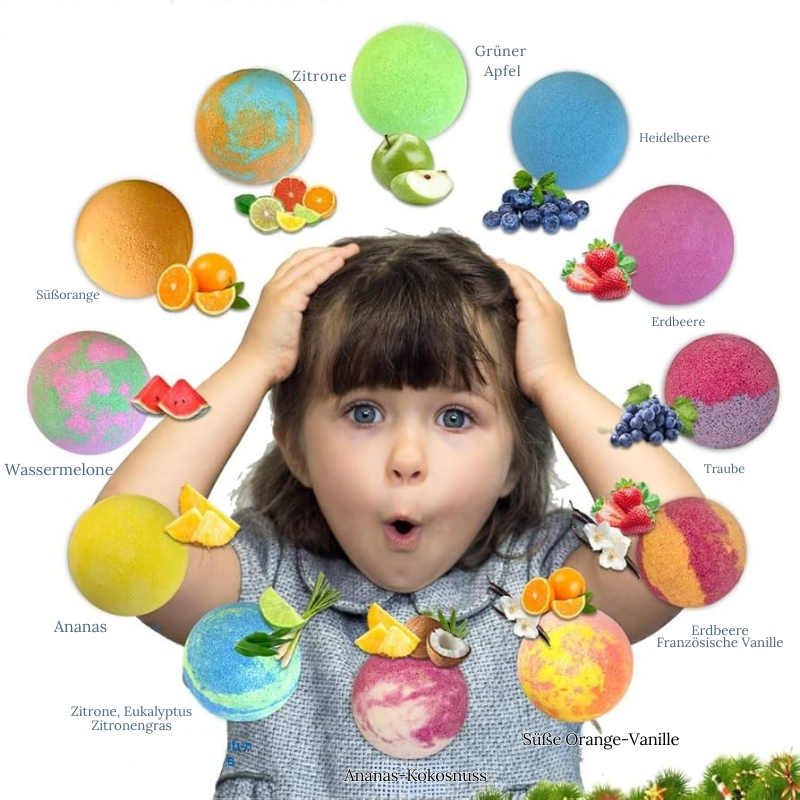 12 Badebomben für Kinder | Baloo Bubbles